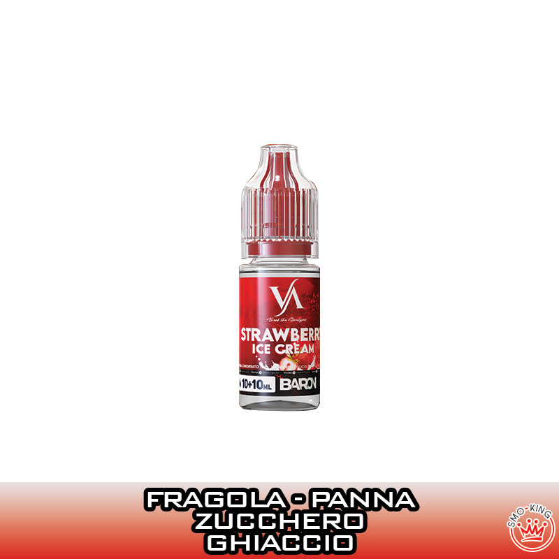 Strawberry Ice Cream Baron Mini Shot 10+10 ml Valkiria