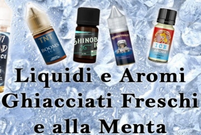 Liquidi e Aromi Ghiacciati Freschi e alla Menta