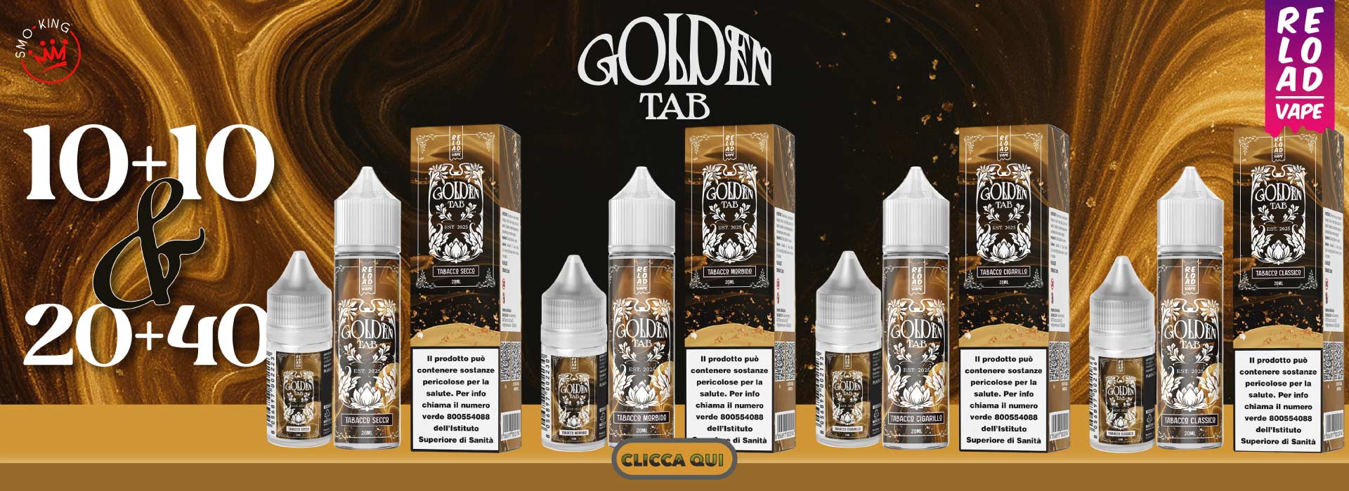 Golden Tab by Reload Vape Golden Tab by Reload Vape
