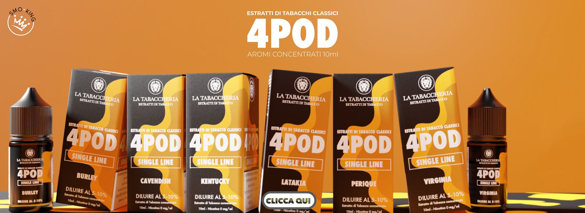 Aromi Concentrati 4Pod by La Tabaccheria Aromi Concentrati 4Pod by La Tabaccheria
