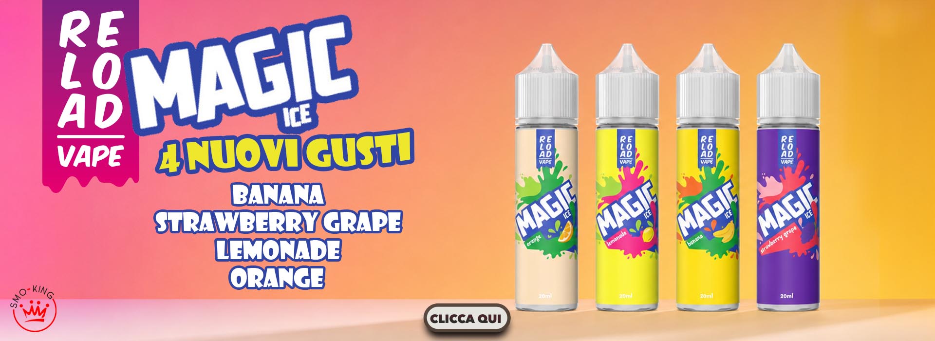 RELOAD VAPE Nuovi Gusti MAGIC ICE