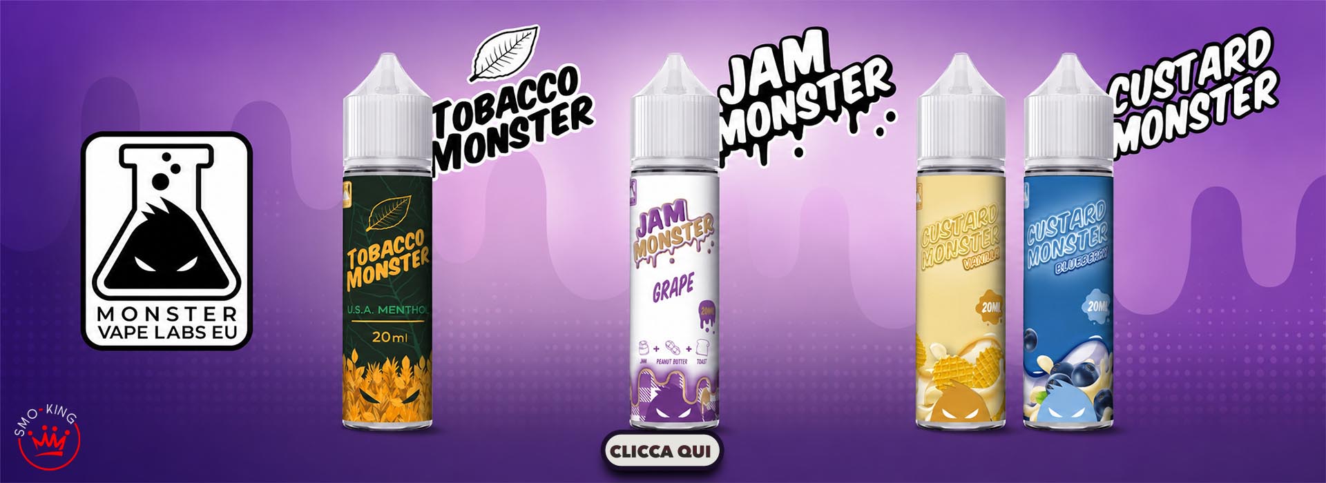 MONSTER VAPE LAB Nuovi Gusti MONSTER CUSTARD