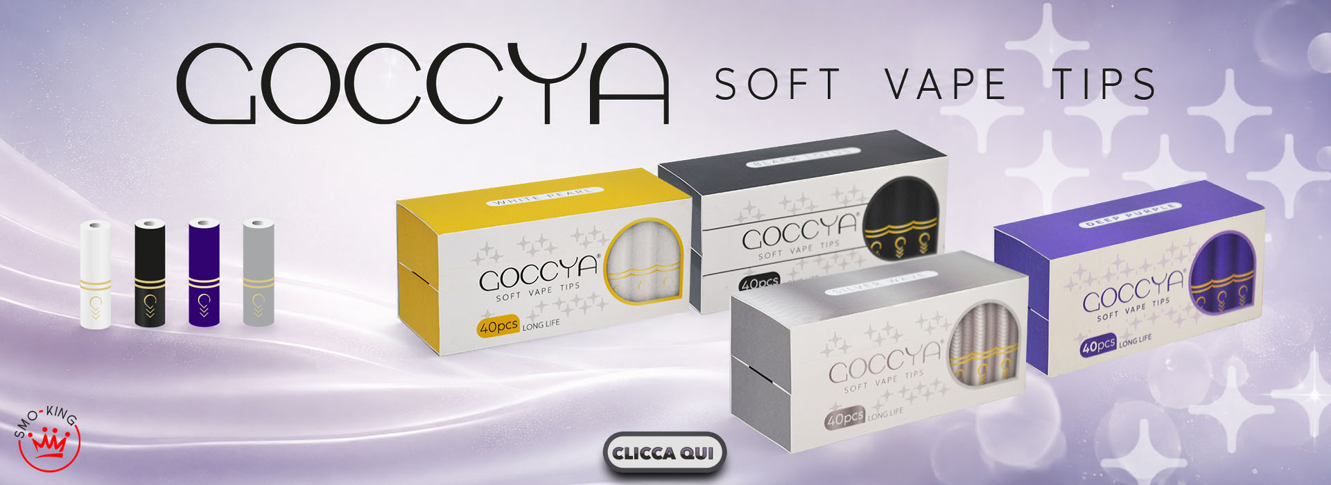 GOCCYA Filtri Cotone Compatibili Kiwi - Vaporesso - Geekvape