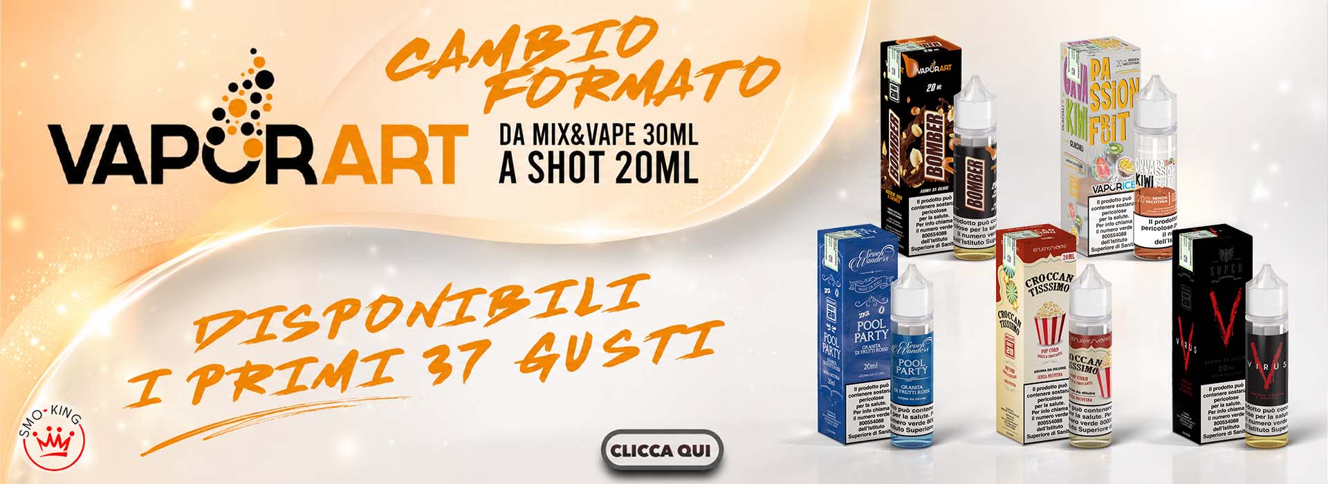 VAPORART Nuovo Formato SHOT 20ML