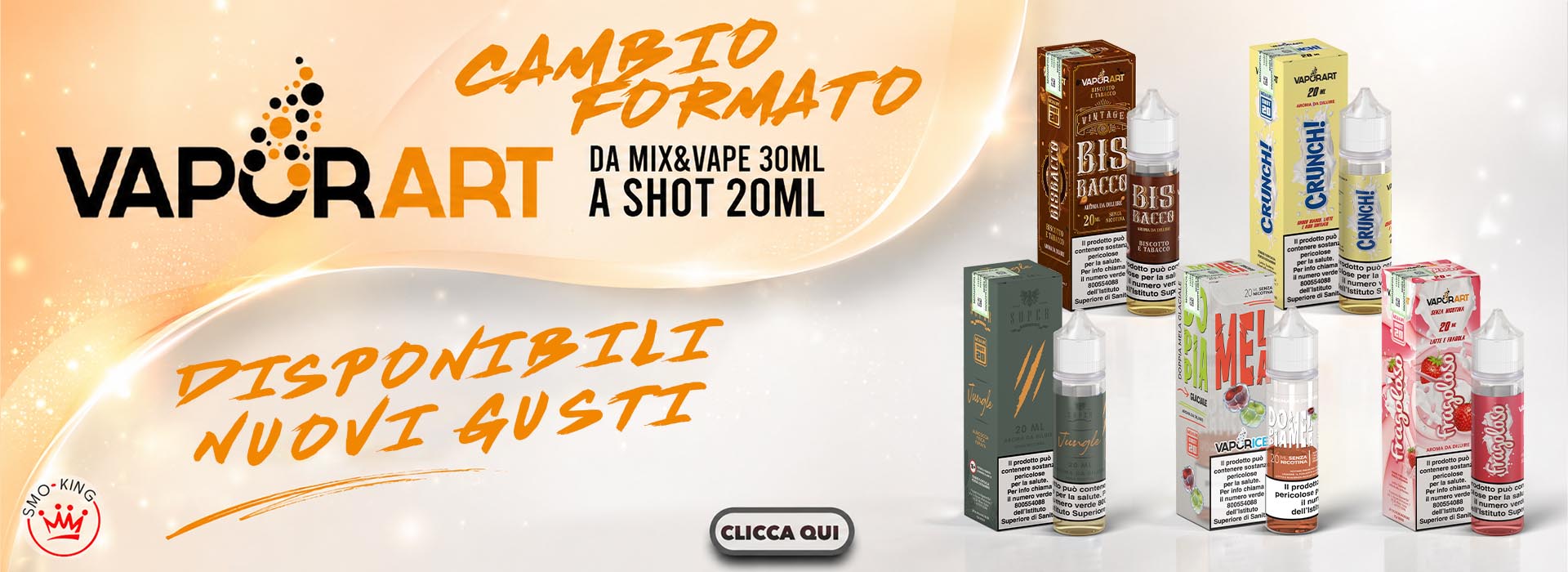 VAPORART Nuovo Formato SHOT 20ML
