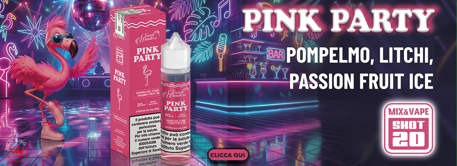 PINK PARTY Shot 20ml Seven Wonders by VaporART