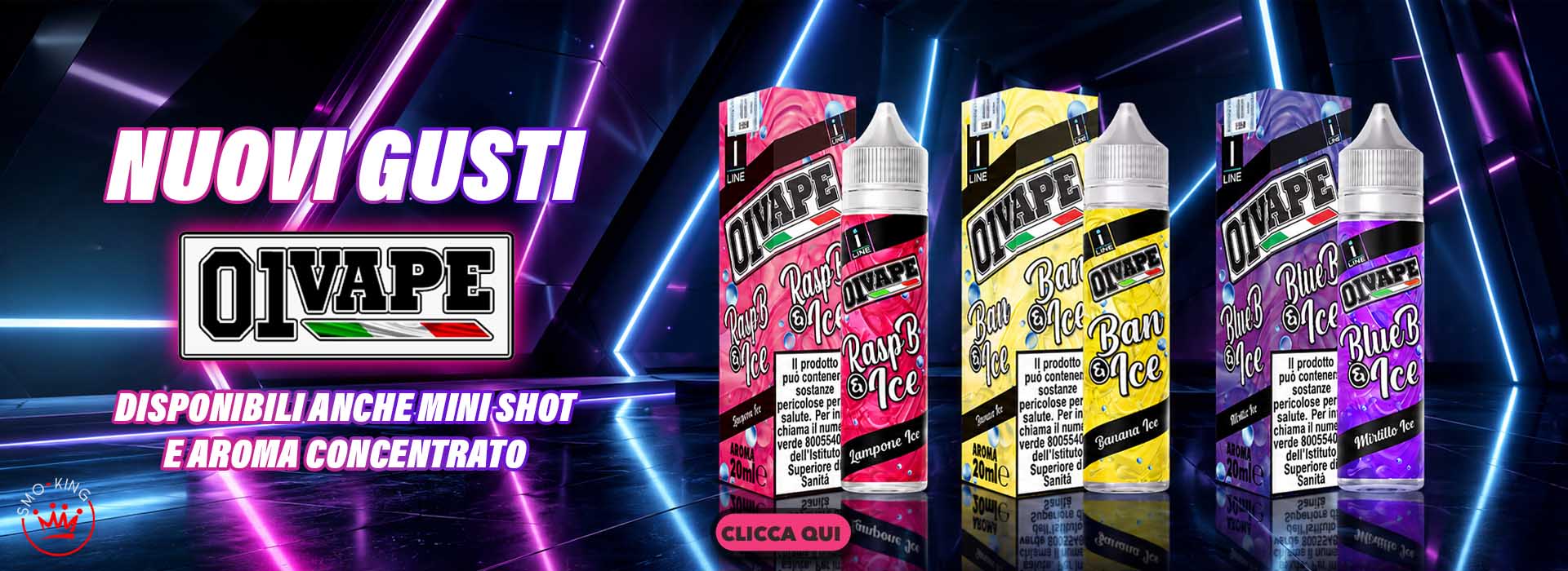 01VAPE Nuovi Gusti – SHOT - MINI SHOT - AROMI CONCENTRATI