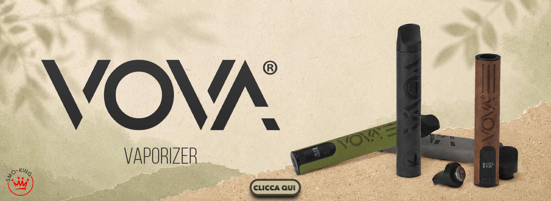 VOVA Vaporizzatore Portatile Kit Completo 1000mAh | VOVA VolksVaporizer