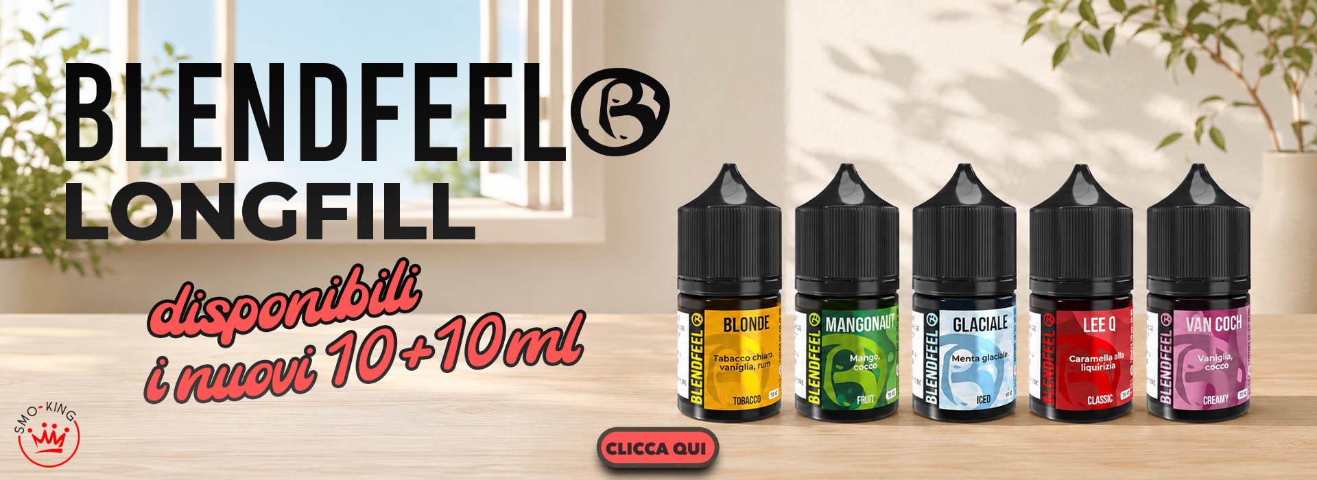 BLENDFEEL Longfill Mini Shot 10ml (10+10)