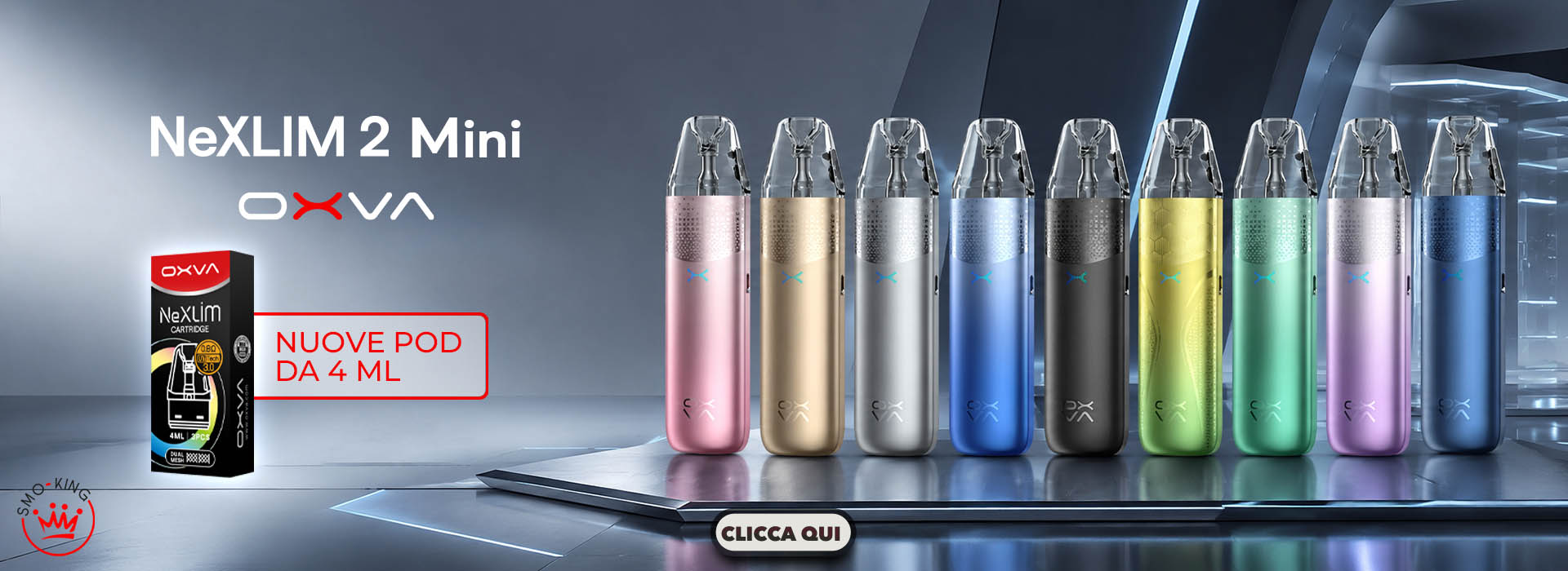 OXVA NEXLIM 2 MINI Starter Kit + Nuove Pod 4ml