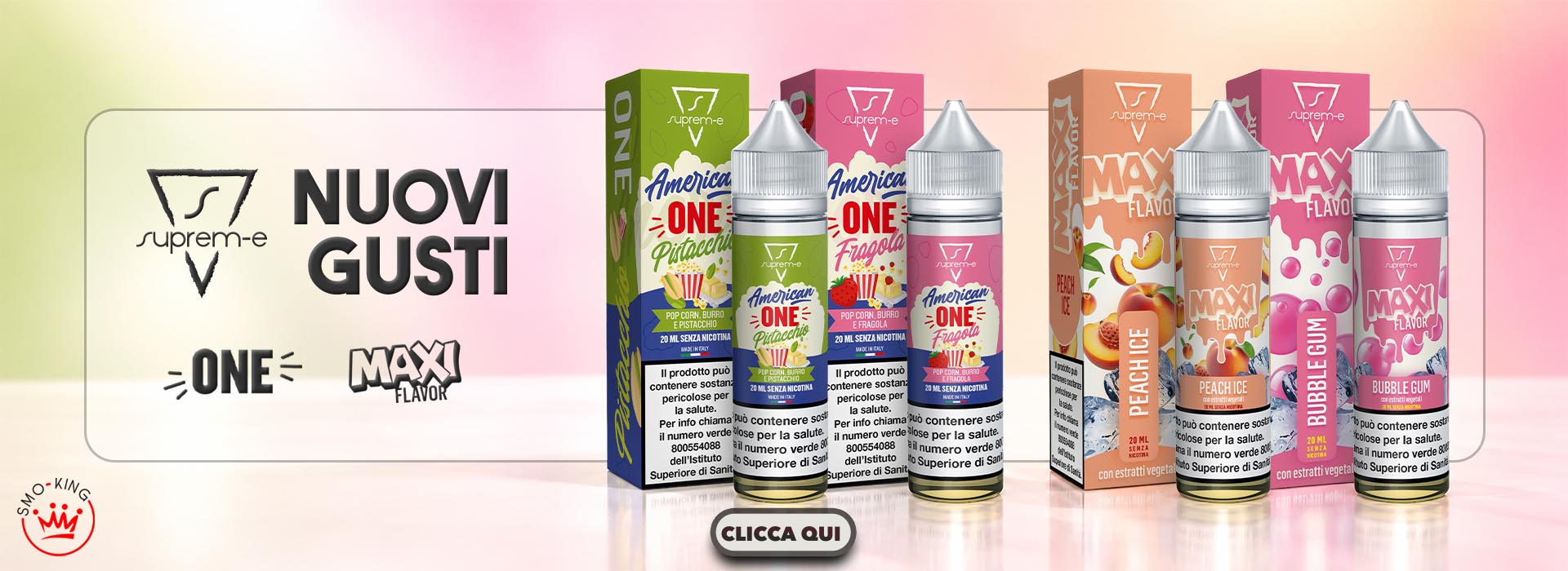 Suprem-e Nuovi MAXI FLAVORS & AMERICANONE Spin-off (30 Settembre)