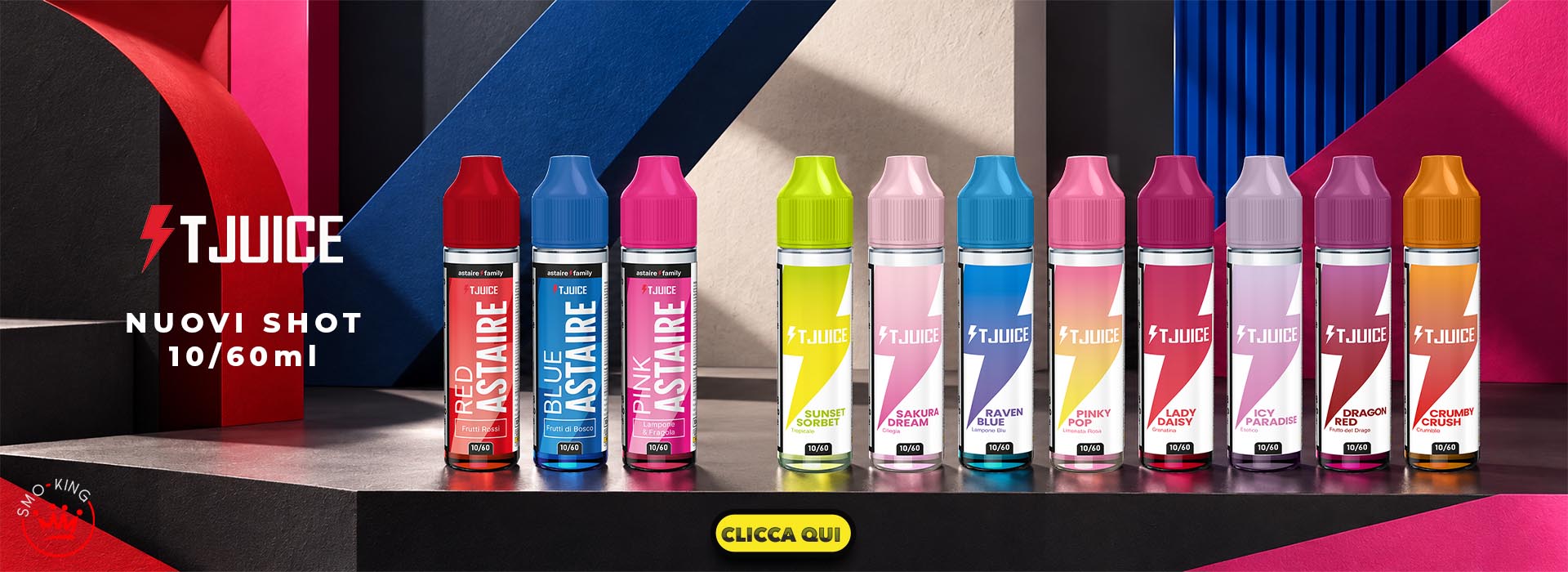 T-JUICE Aromi Shot 10ml in 60ml