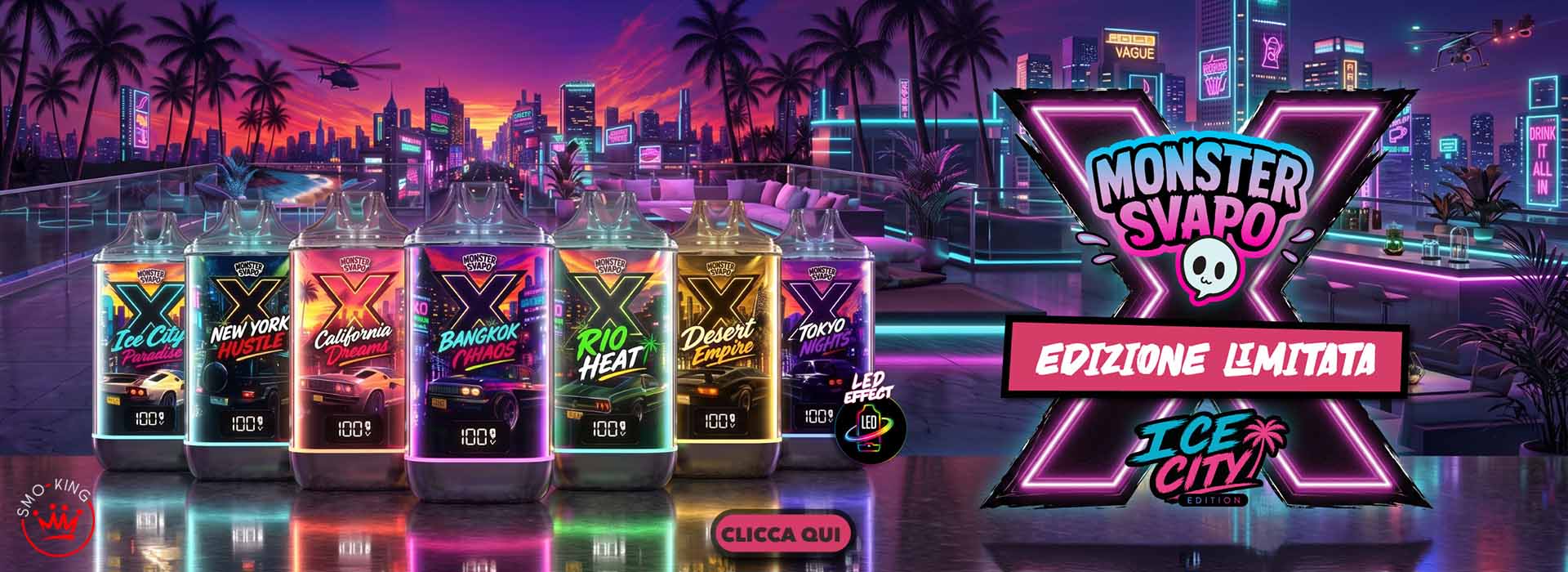 MONSTER SVAPO ICE CITY Device Edizione Limitata